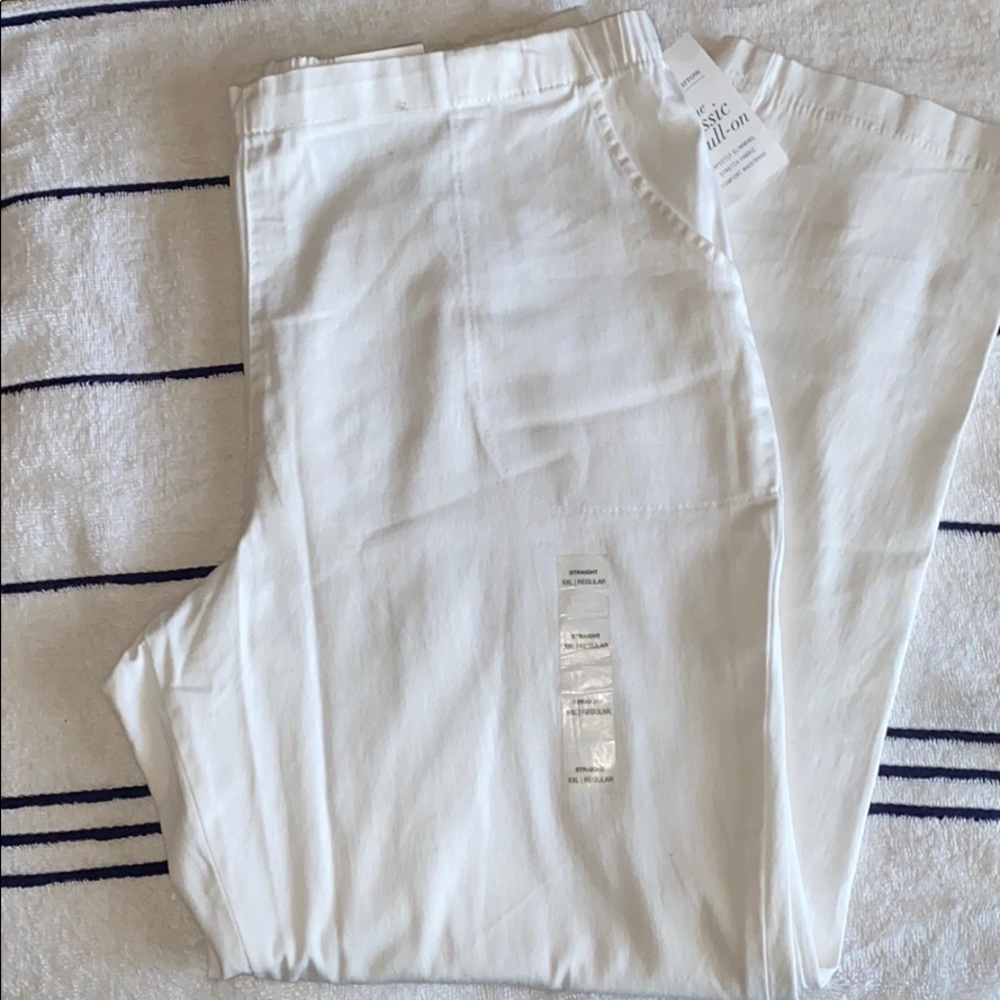 Croft&Barrow Pull-on Straight Leg Pant